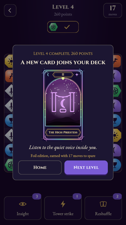 A win: a new card