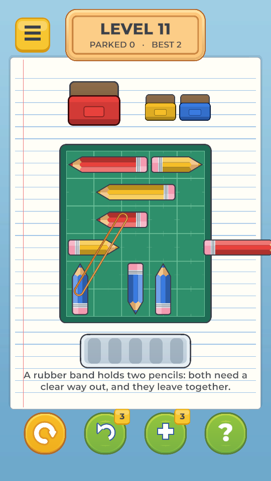 Level 11: a banded pair leaves together