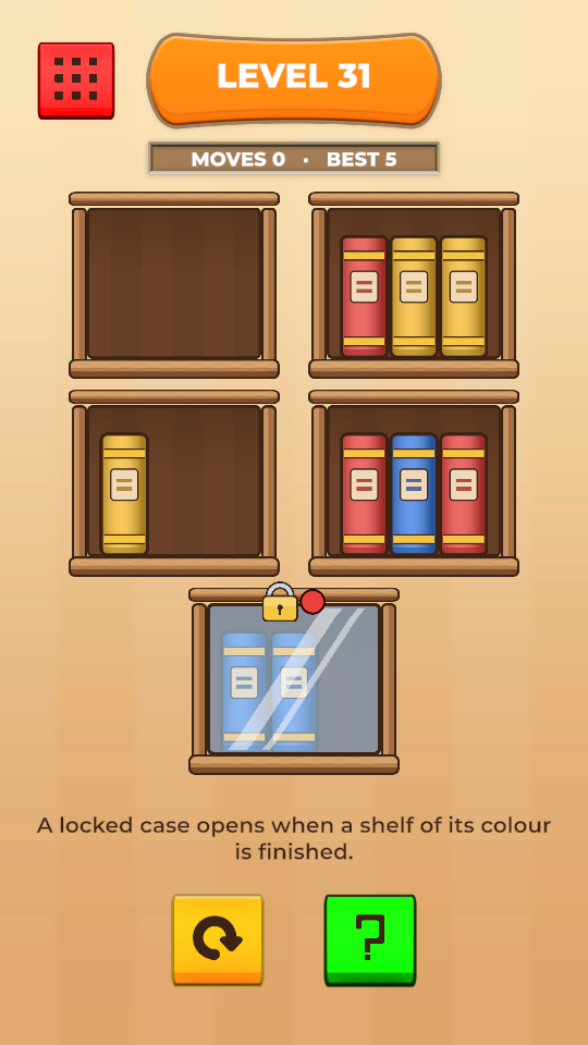 Level 31: locked until red is finished